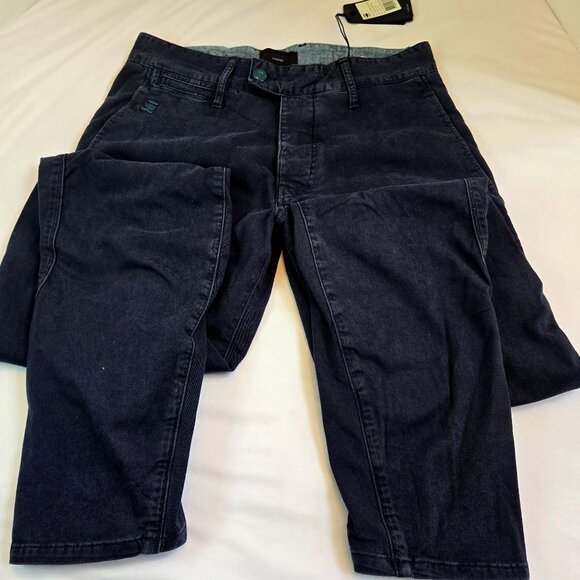 G STAR RAW Correct Men’s RCT Omega 3D Bow Tapered Twill Cinched Pants 31 x 34 - Picture 2 of 10